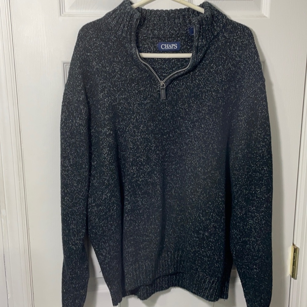 Chaps Black Sweater